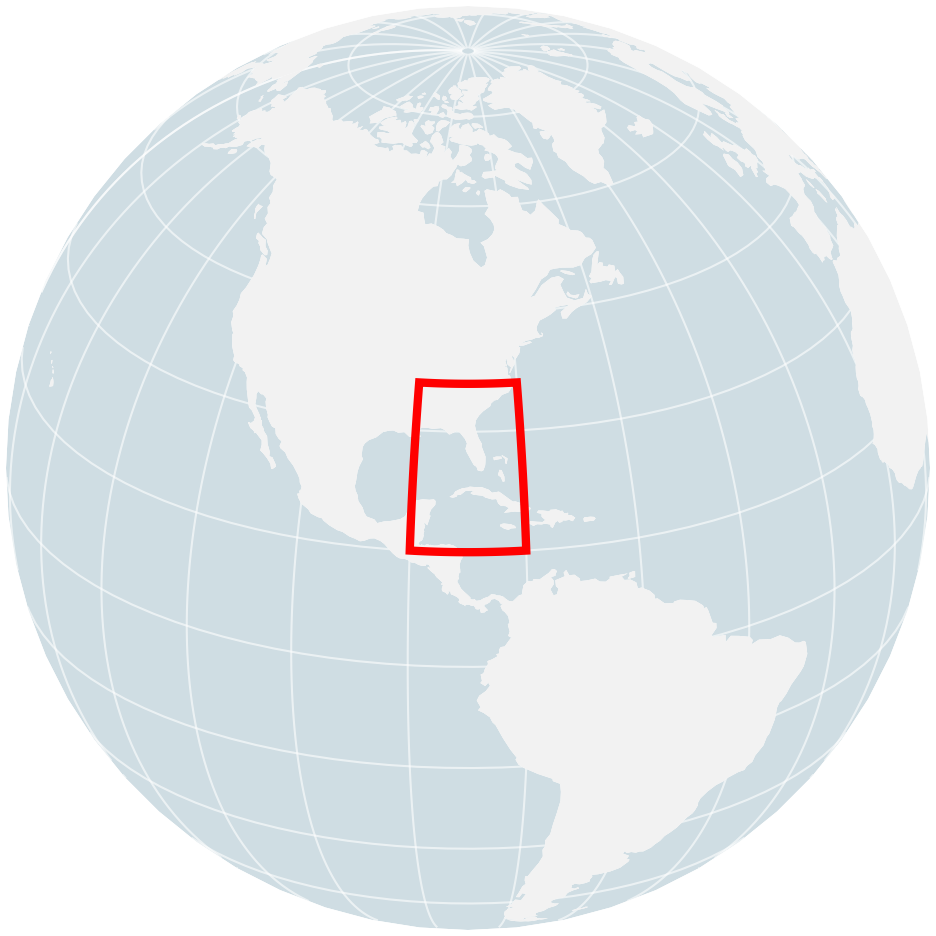 Locator map for 2024 Hurricane Helene