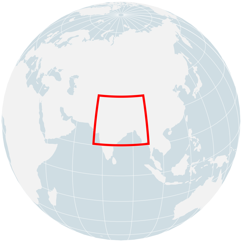 Locator map for 2024 Nepal Floods
