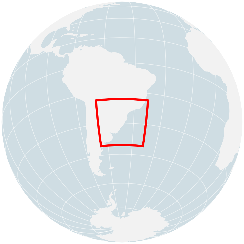 Locator map for 2024 Rio Grande Do Sul Floods